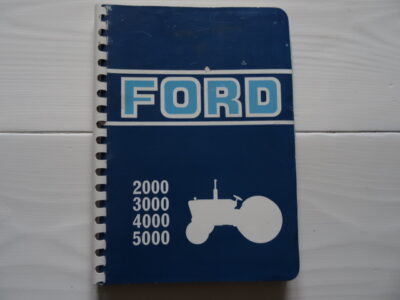 Ford Tractor Instruction book